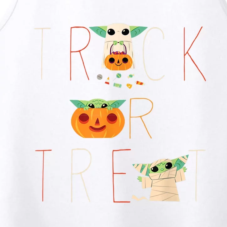 StarWars The Mandalorian Grogu Trick Or Treat Halloween Performance Tank