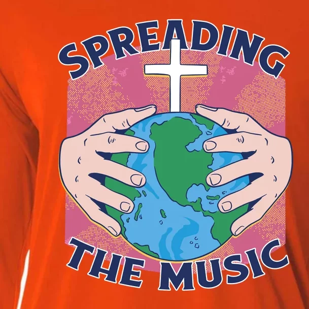 Spreading The Music Gospel Cooling Performance Long Sleeve Crew