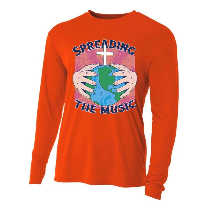 Spreading The Music Gospel Cooling Performance Long Sleeve Crew