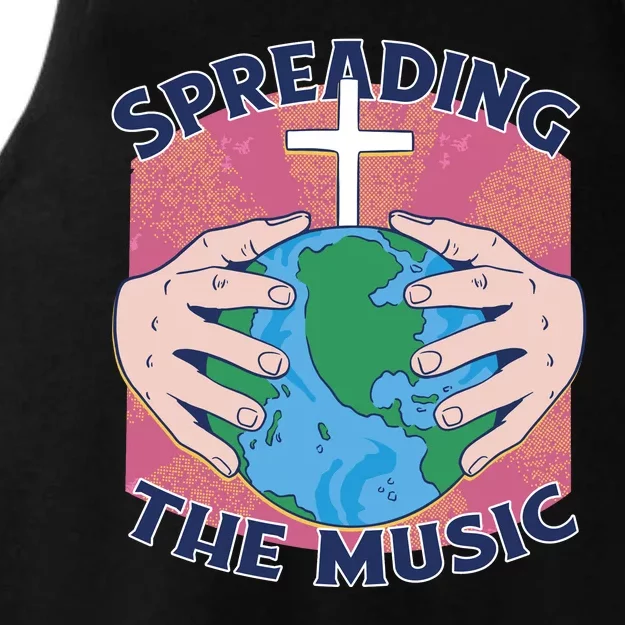 Spreading The Music Gospel Ladies Tri-Blend Wicking Tank