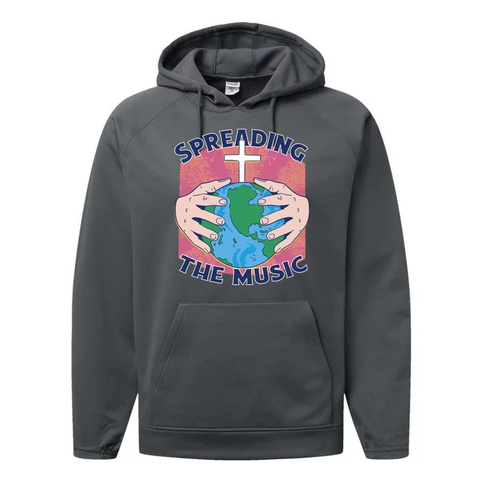 Spreading The Music Gospel Performance Fleece Hoodie