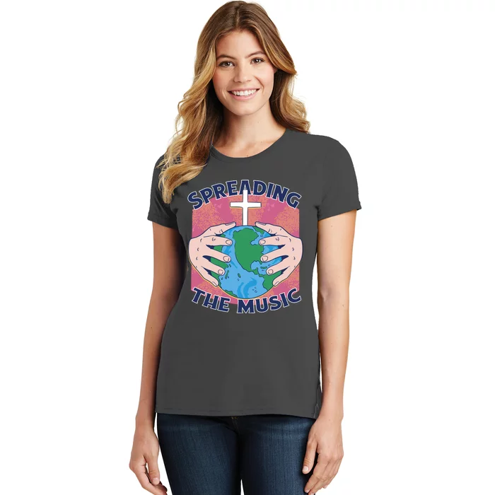 Spreading The Music Gospel Women's T-Shirt