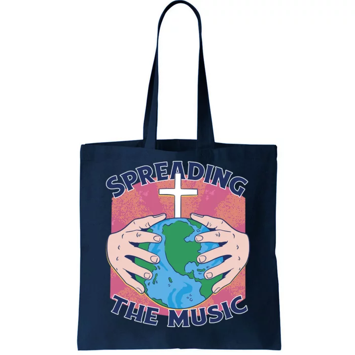 Spreading The Music Gospel Tote Bag