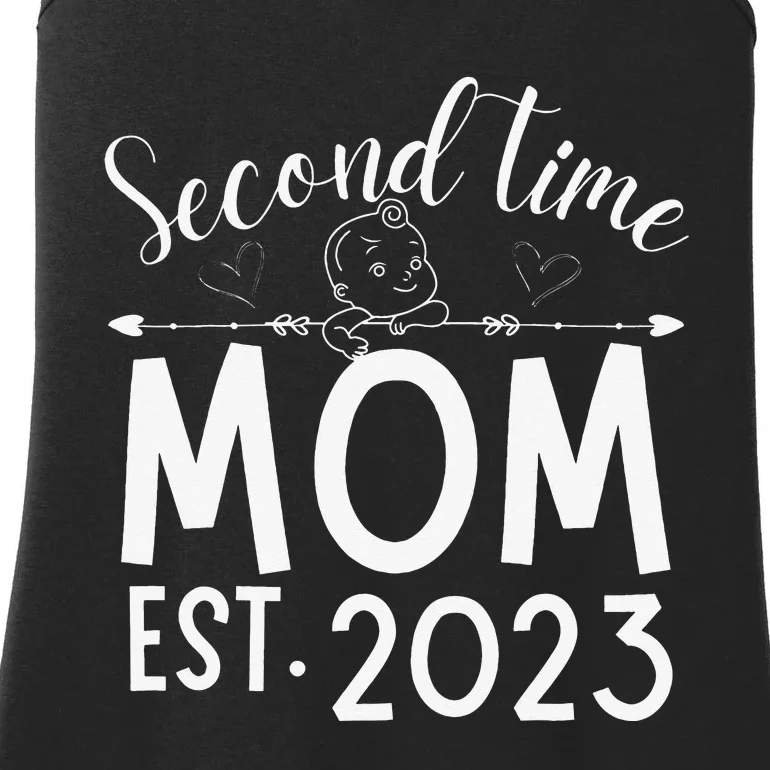 Second time Mom Pregnancy Mother's Day Soon to be Mom Ladies Essential Tank