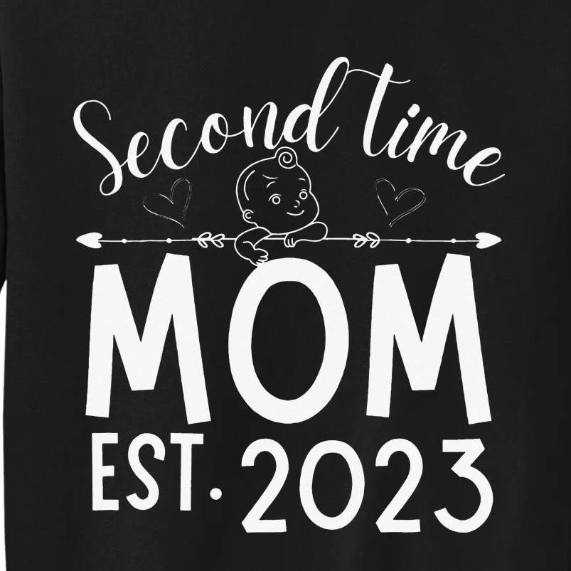 Second time Mom Pregnancy Mother's Day Soon to be Mom Tall Sweatshirt