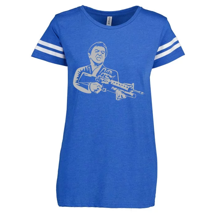 Scarface Tony Montana Enza Ladies Jersey Football T-Shirt