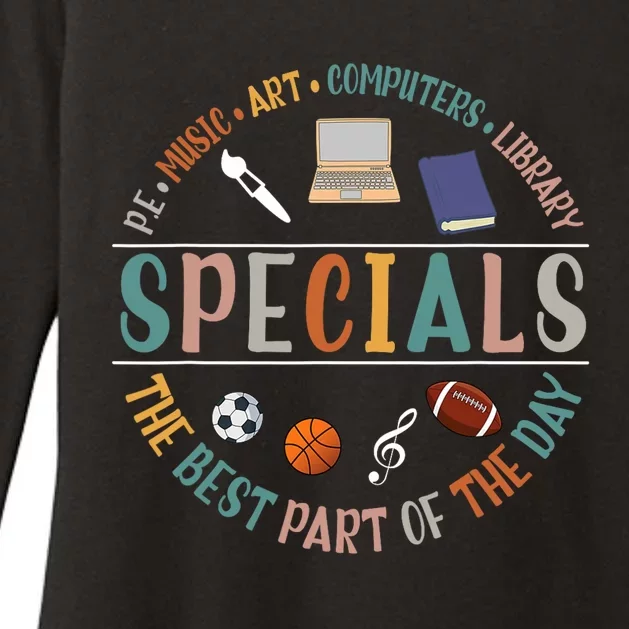 Special Teacher Music Art Computers Library Womens CVC Long Sleeve Shirt