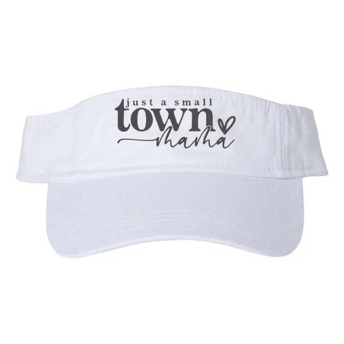 Small Town Mama Mom Life Valucap Bio-Washed Visor