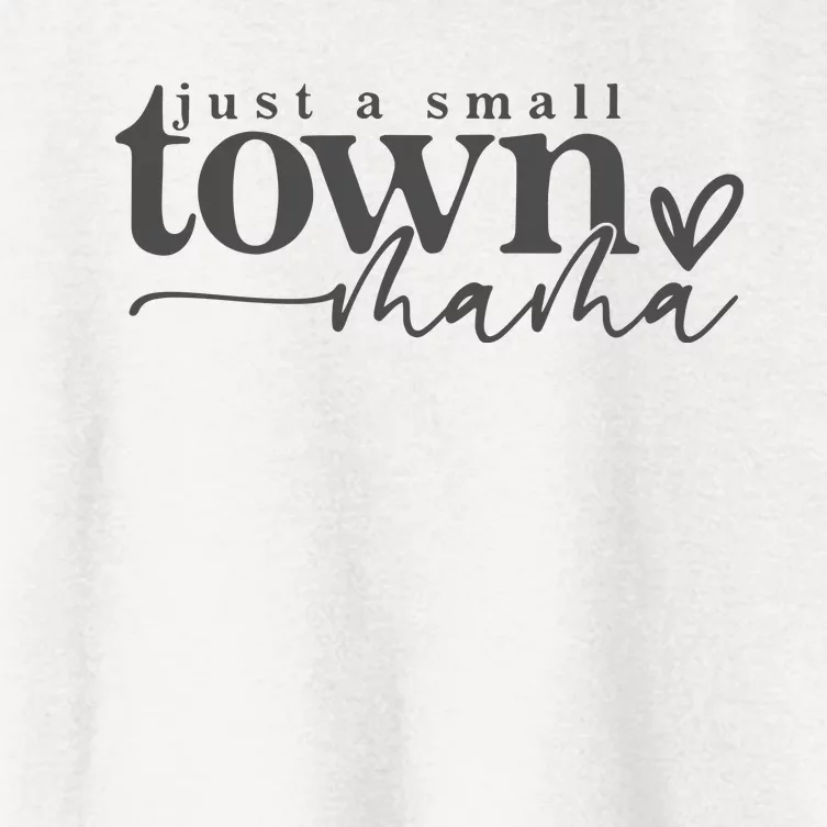 Small Town Mama Mom Life Women's Crop Top Tee