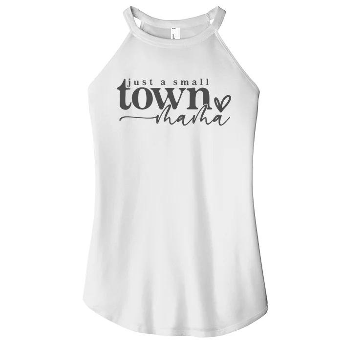 Small Town Mama Mom Life Women’s Perfect Tri Rocker Tank