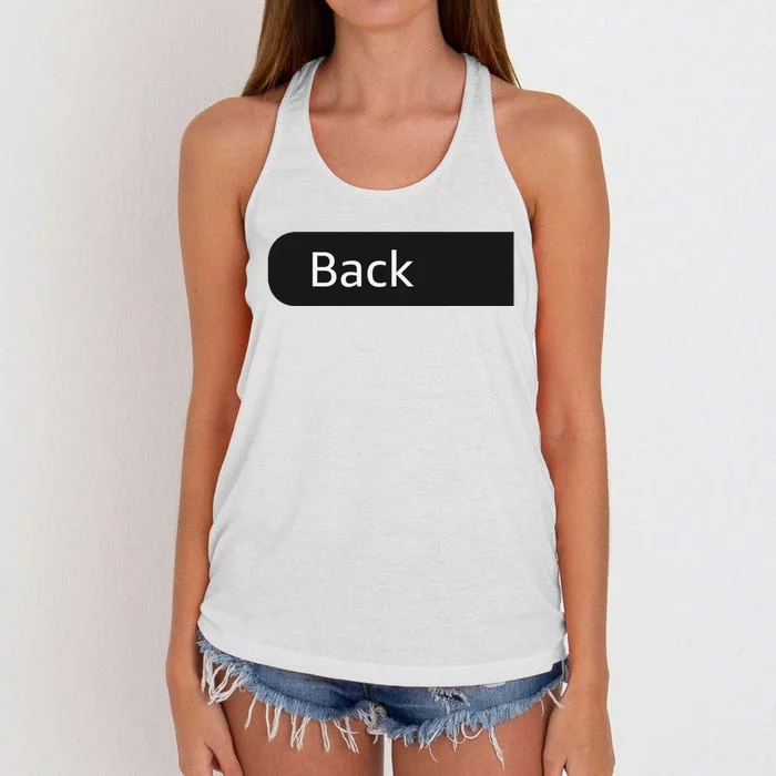 Save The Manuals Car Lover Endangered Species Women's Knotted Racerback Tank