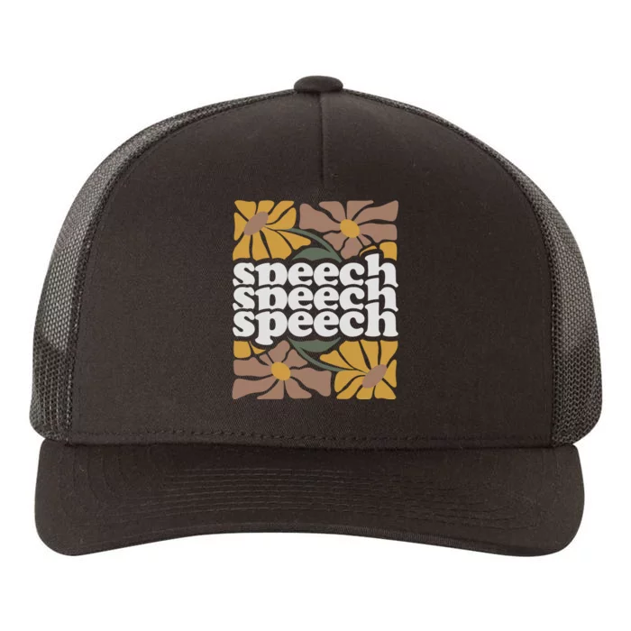 Speech Therapy Medical Slp Yupoong Adult 5-Panel Trucker Hat