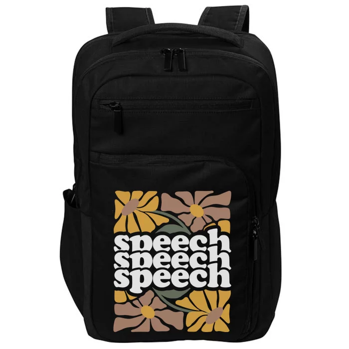 Speech Therapy Medical Slp Impact Tech Backpack