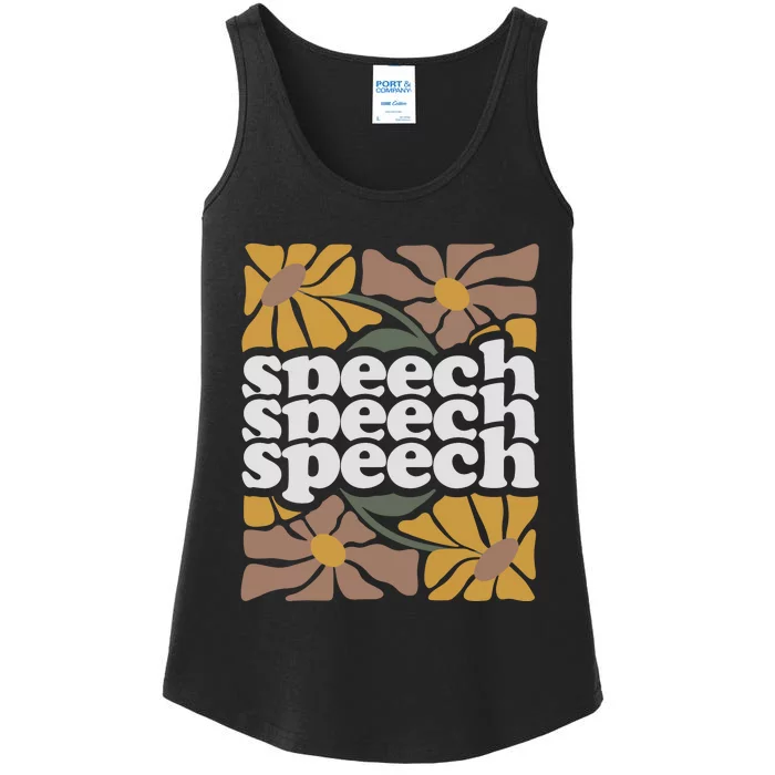 Speech Therapy Medical Slp Ladies Essential Tank