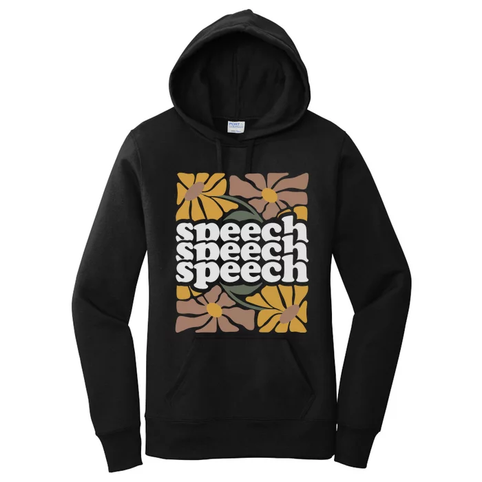 Speech Therapy Medical Slp Women's Pullover Hoodie