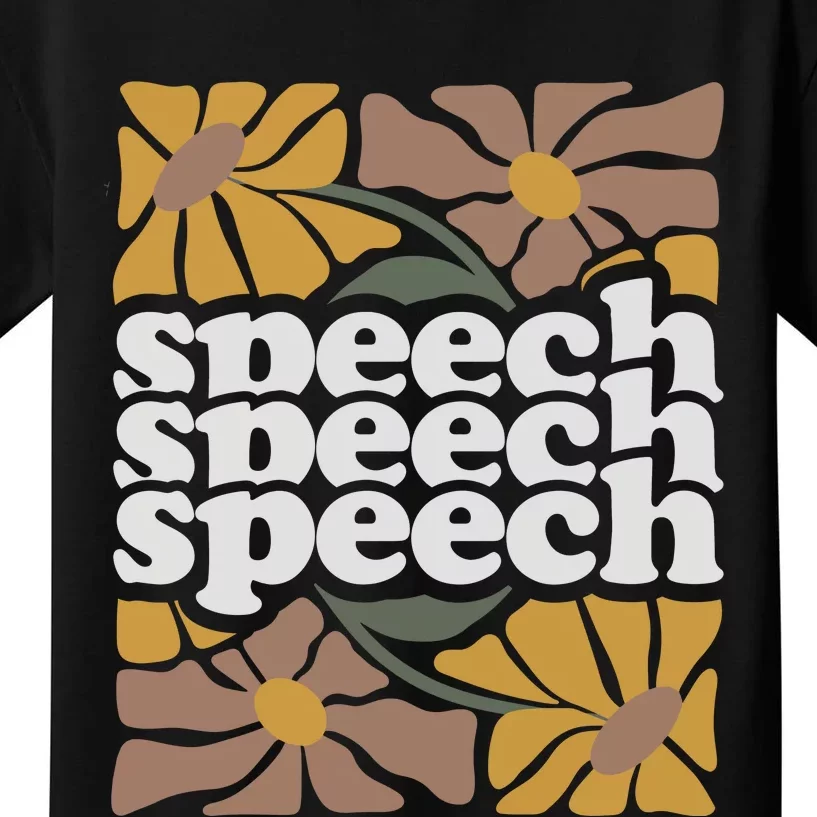 Speech Therapy Medical Slp Kids T-Shirt