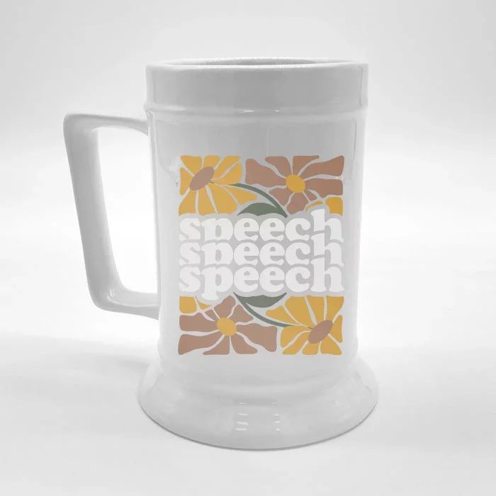 Speech Therapy Medical Slp Front & Back Beer Stein