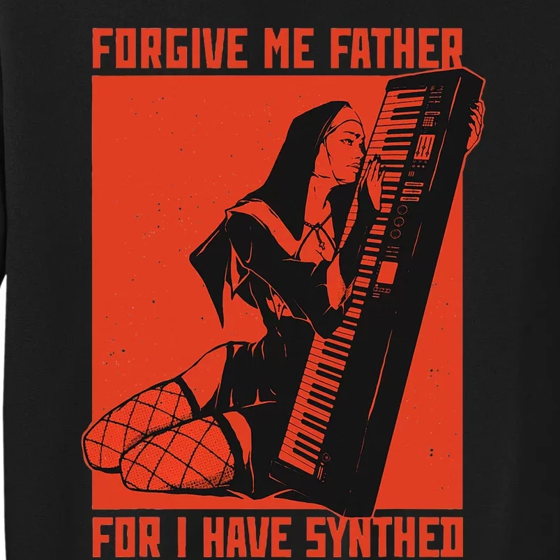 Synth Techno Music Funny Synthesizer Tall Sweatshirt