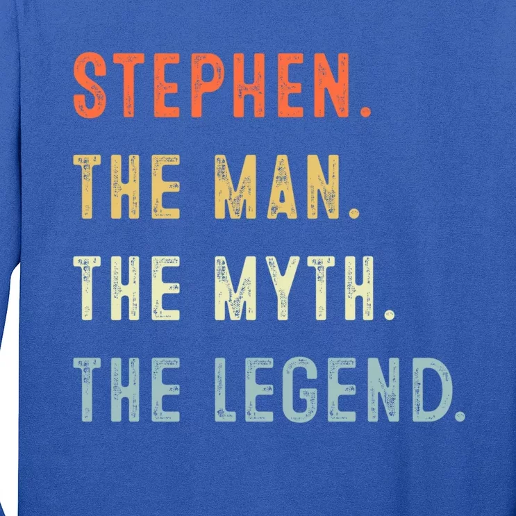 Stephen The Myth Legend Father’s Day Gift Papa Grandpa Cool Gift Long Sleeve Shirt