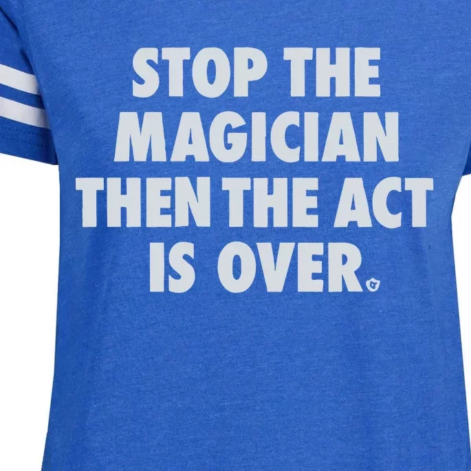 Stop The Magician Enza Ladies Jersey Football T-Shirt