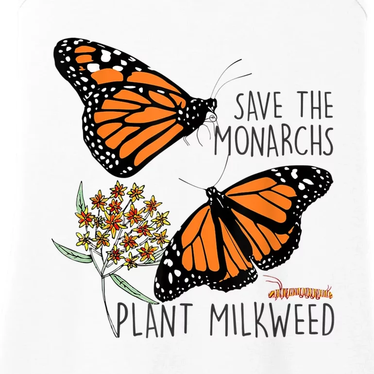 Save The Monarchs Plant Some Milkweed Butterfly Gift Meaningful Gift Ladies Essential Tank