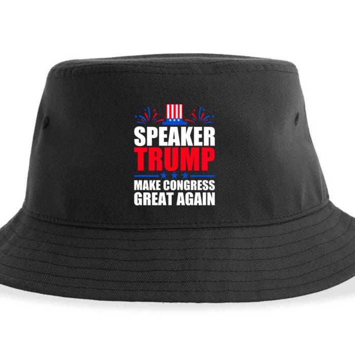 Speaker Trump Make Congress Great Again Sustainable Bucket Hat