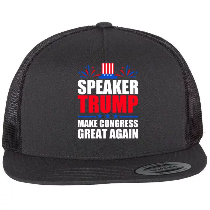 Speaker Trump Make Congress Great Again Flat Bill Trucker Hat