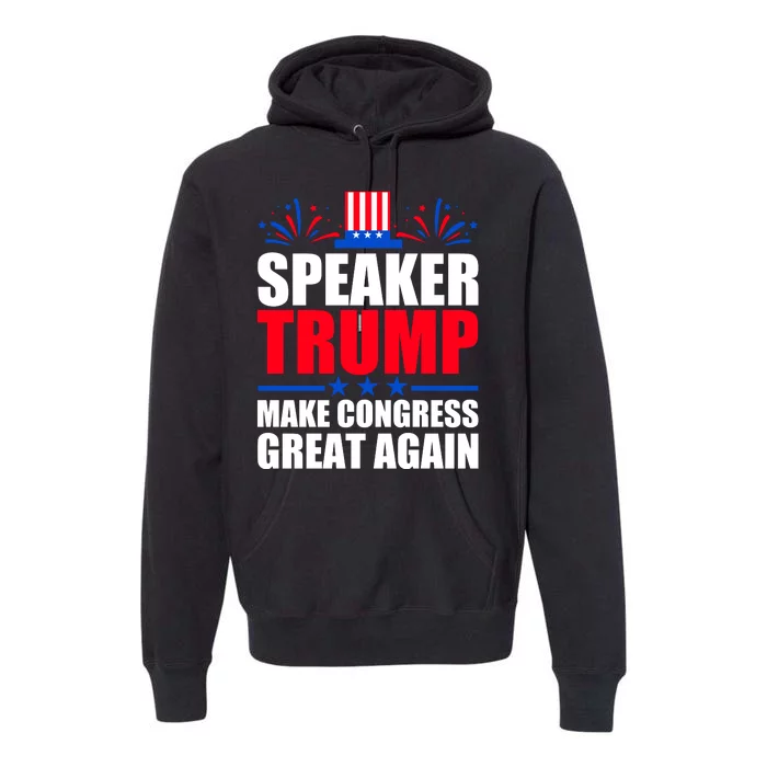 Speaker Trump Make Congress Great Again Premium Hoodie