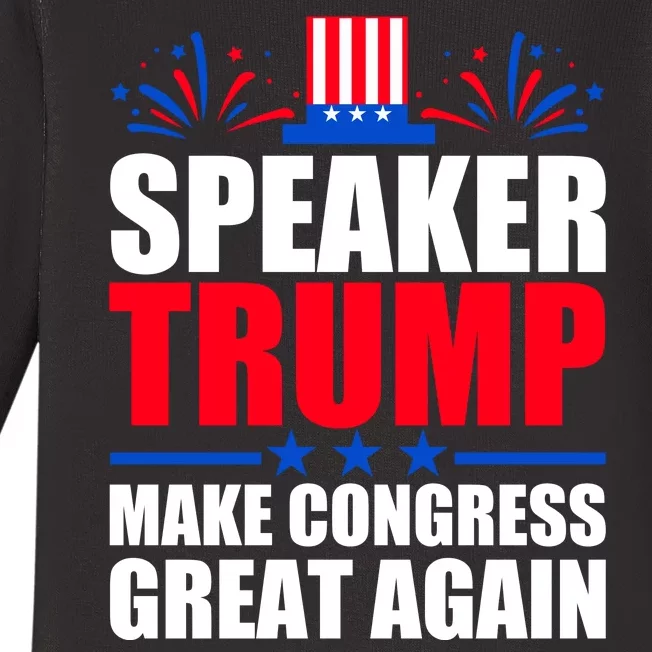 Speaker Trump Make Congress Great Again Baby Long Sleeve Bodysuit