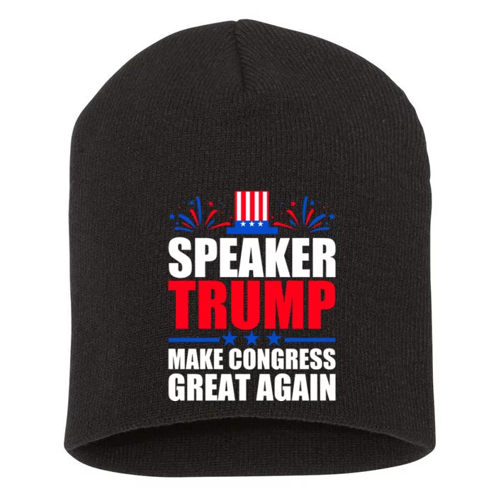 Speaker Trump Make Congress Great Again Short Acrylic Beanie