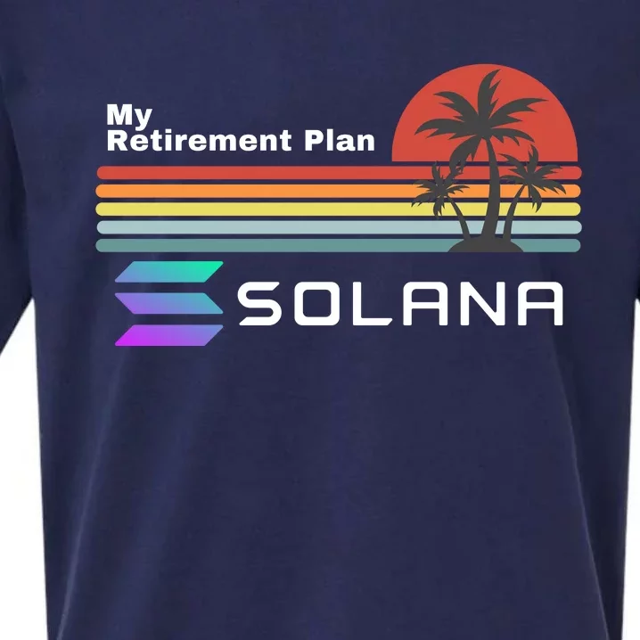 Solana Token, My Retirement Plan, Crypto, DeFi, Crypto Exchange, Solana Crypto Sueded Cloud Jersey T-Shirt