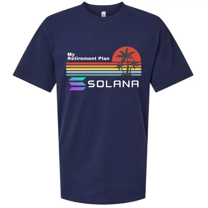 Solana Token, My Retirement Plan, Crypto, DeFi, Crypto Exchange, Solana Crypto Sueded Cloud Jersey T-Shirt