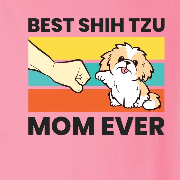 Shih Tzu Mama Best Shih Tzu Mom Ever Toddler Long Sleeve Shirt