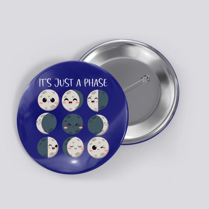 Science Teacher Moon Phases Scientist Button