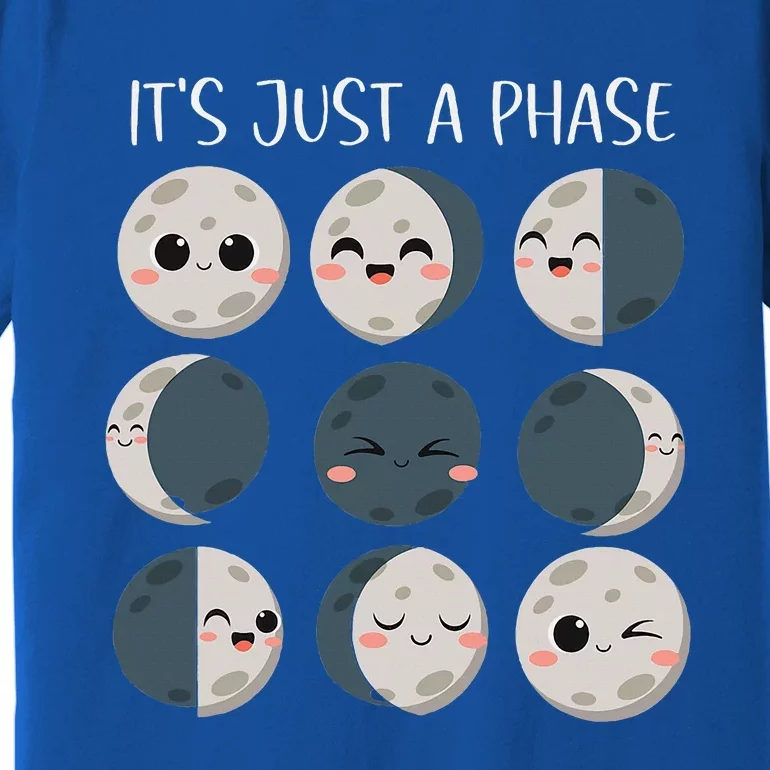 Science Teacher Moon Phases Scientist Premium T-Shirt