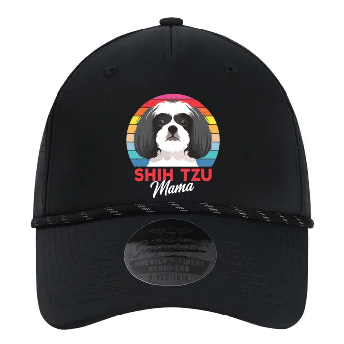 Shih Tzu Mama Cute Shih Tzu Dog Mom Funny Gift Performance The Dyno Cap