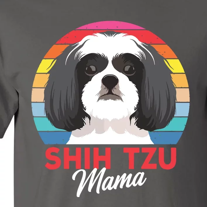 Shih Tzu Mama Cute Shih Tzu Dog Mom Funny Gift Tall T-Shirt