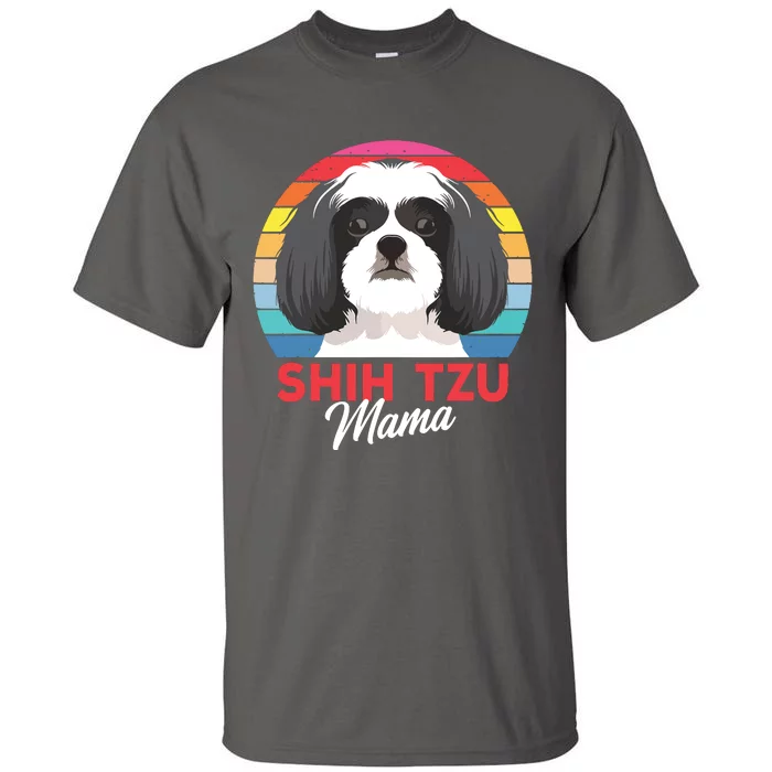 Shih Tzu Mama Cute Shih Tzu Dog Mom Funny Gift Tall T-Shirt