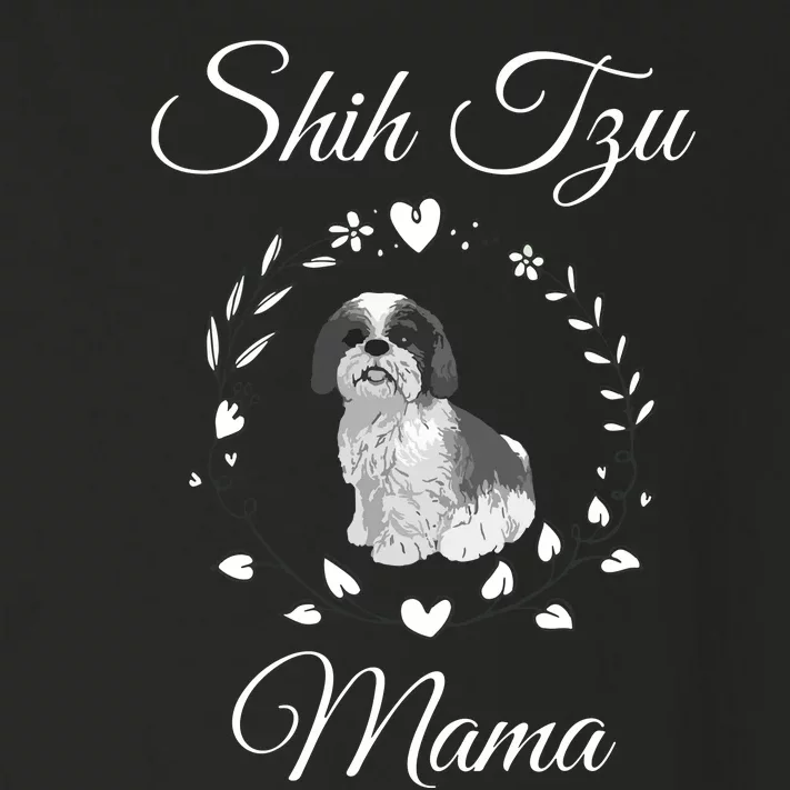 Shih Tzu Mama Funny Dog Lover Mothers Day Shitzu Dog Gift Toddler Long Sleeve Shirt