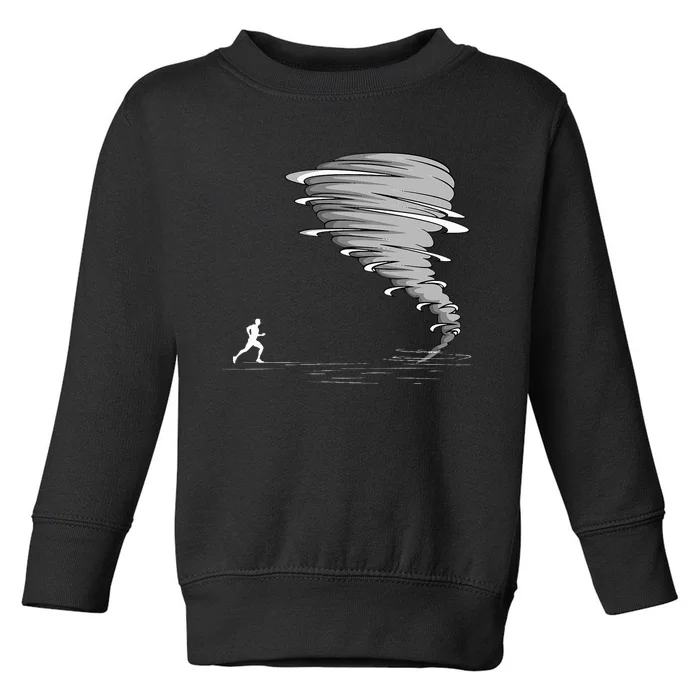 Stormchaser Tornado Meteorologist Storm Chasing Chaser Toddler Sweatshirt