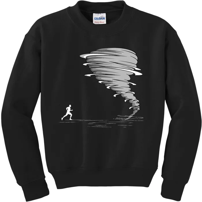 Stormchaser Tornado Meteorologist Storm Chasing Chaser Kids Sweatshirt