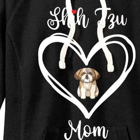 Shih Tzu Mama I Love My Shih Tzu Mom Women's Fleece Hoodie