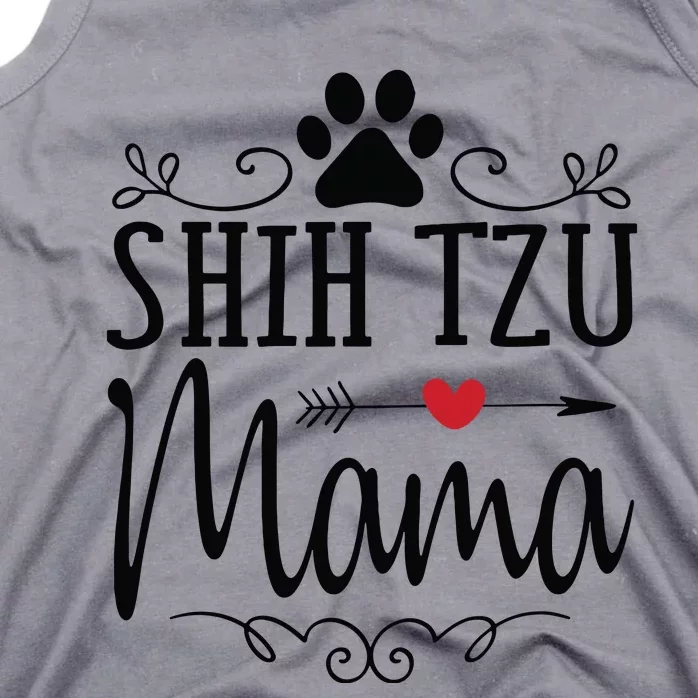 Shih Tzu Mama Shih Tzu Mama Gift For Shih Tzu Lover Tank Top