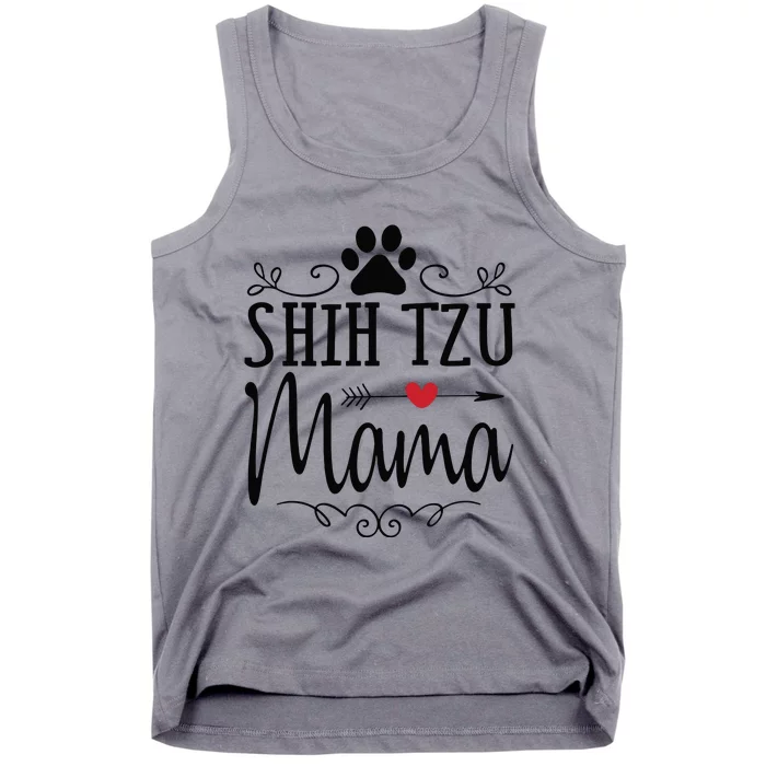 Shih Tzu Mama Shih Tzu Mama Gift For Shih Tzu Lover Tank Top