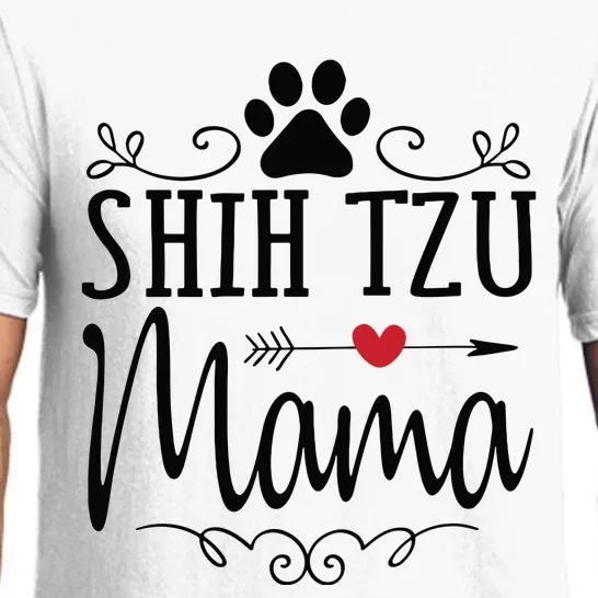 Shih Tzu Mama Shih Tzu Mama Gift For Shih Tzu Lover Pajama Set