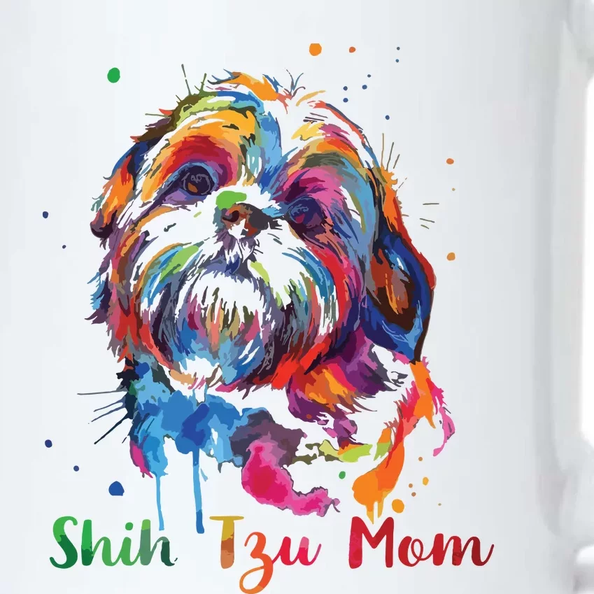 Shih Tzu Mom Shih Tzu Dog Lovers Mothers Day Gifts Black Color Changing Mug