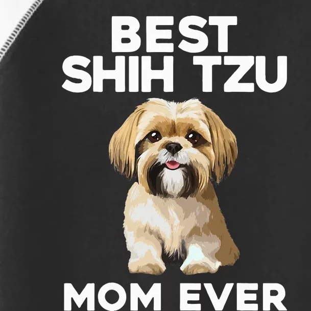 =Shih Tzu Mom Design For Women Dog Lover Shih Tzu Toddler Fine Jersey T-Shirt