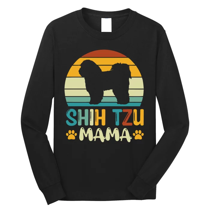 Shih Tzu Mama Long Sleeve Shirt