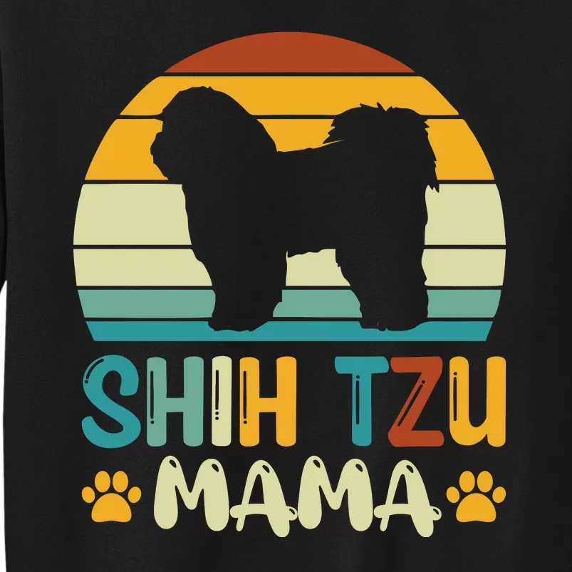 Shih Tzu Mama Tall Sweatshirt