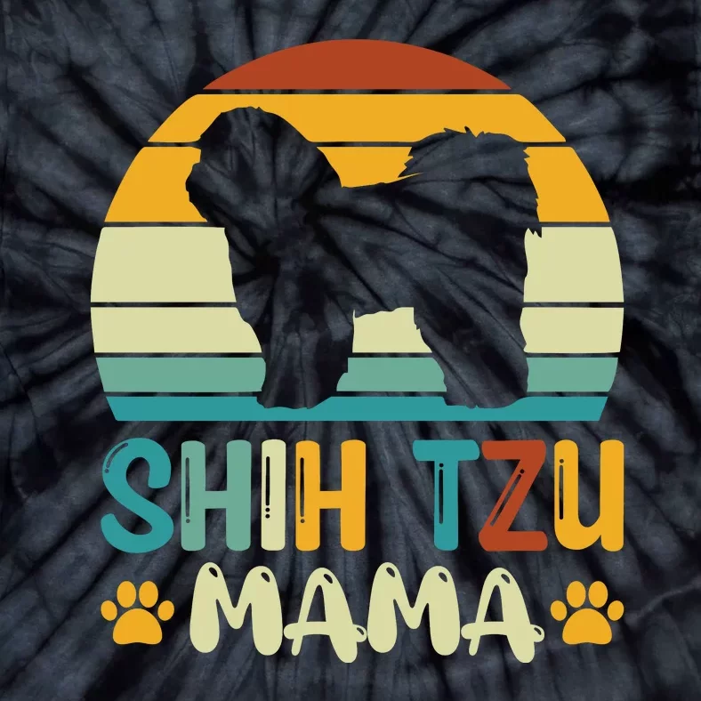 Shih Tzu Mama Tie-Dye T-Shirt